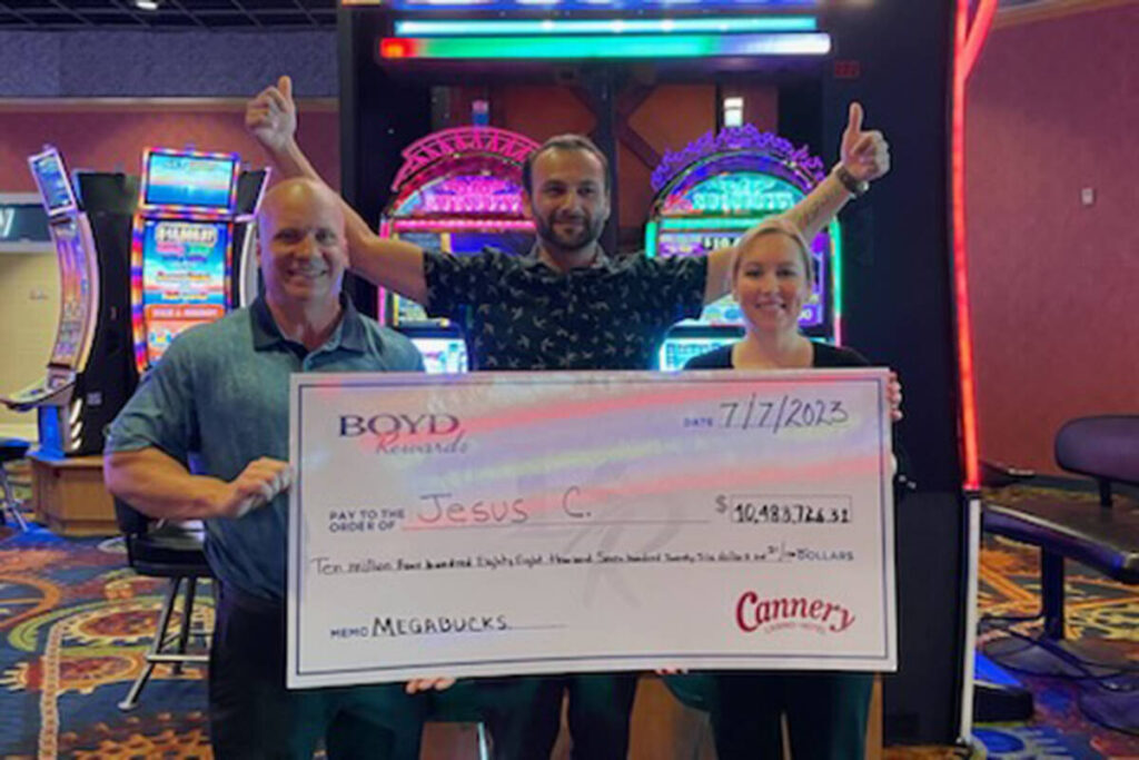 $10,488,726 Megabucks jackpot hits at Cannery in North Las Vegas