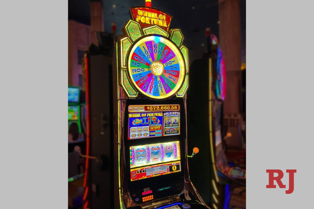 Jackpot on Wheel of Fortune machine hits at New York-New York